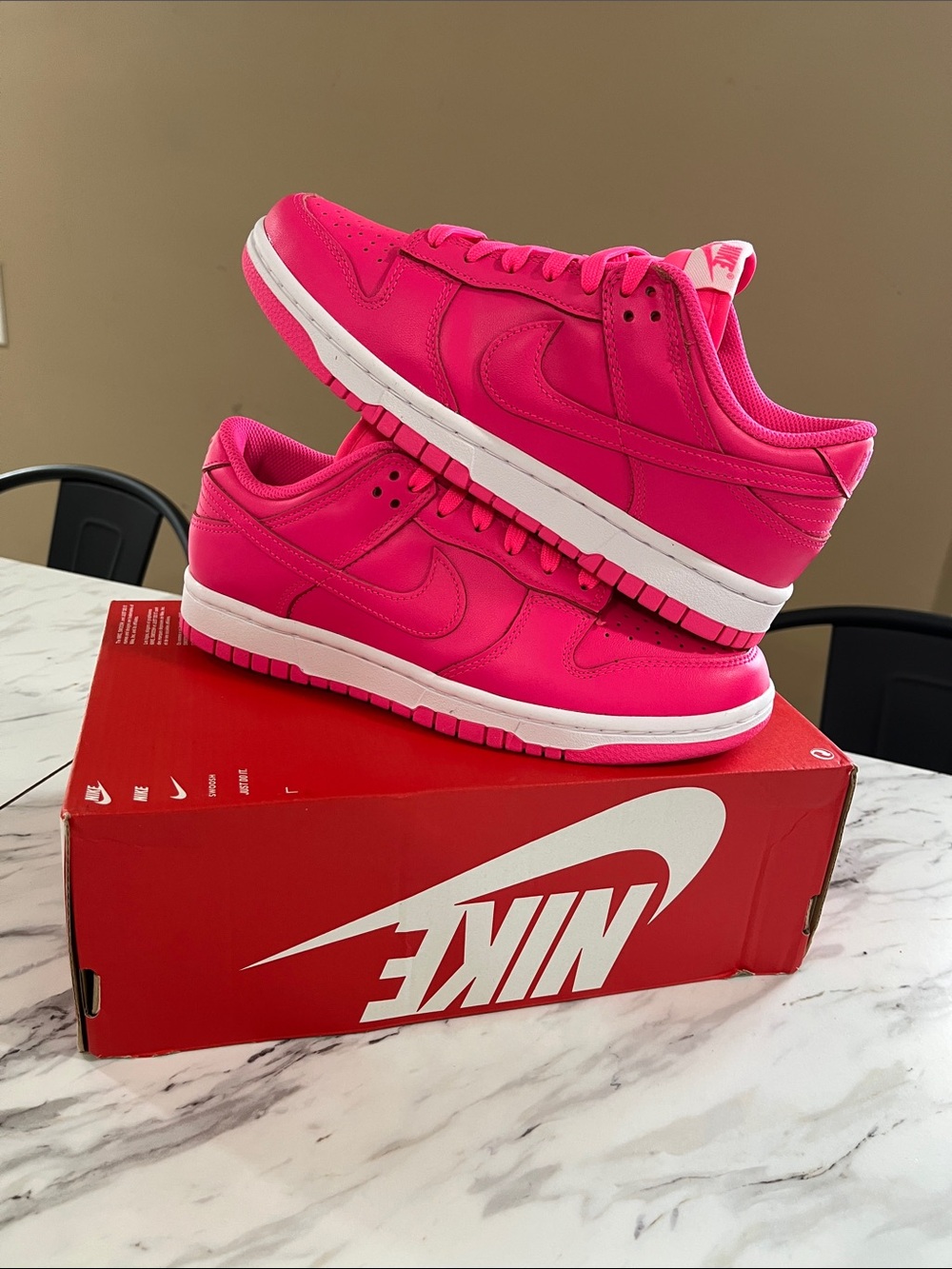 Nike Women's Vibrant Pink Low-Top Sneakers